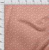 oneOone Cotton Flex Peach Fabric Valentine Heart Quilting Supplies Print Sewing Fabric By The Yard 40 Inch