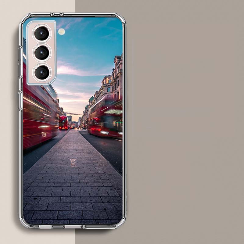 Лондонский Автобус Англия Телефон Чехол для Телефона Для Samsung A17 A56 A36 A26 A16 A55 A35 A25 A15 A05S Galaxy A71 A51 A41 A31 A21S A70 A50