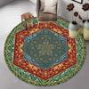 Богемный ковер-мандала круглый этнический стиль винтажный цветочный ковер гостиная журнальный столик коврик для дивана спальня подвесное кресло-корзина коврик