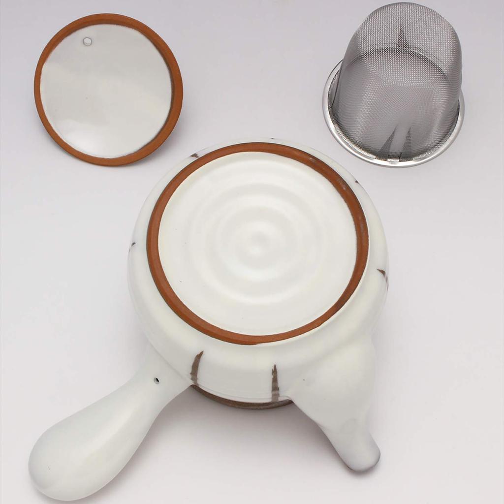 Чайник Мино Konohiki Jukusa Rokubei производства Японии.