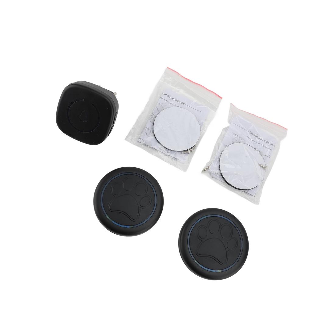 Wireless Dog Doorbell Training to Go Outside 60 Melodies 5 Volume 1000 Ft Range for Pets 110v-240v