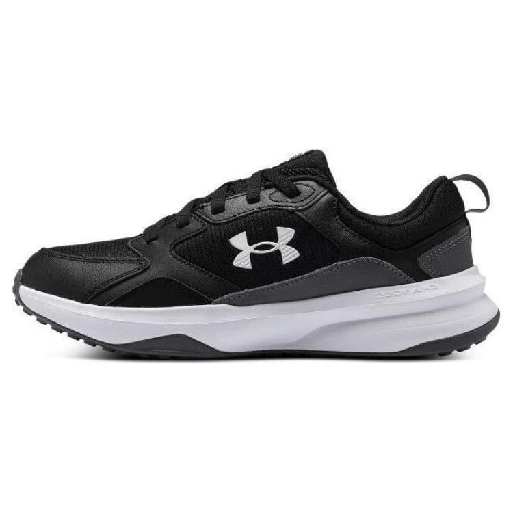 Under Armour Charged Edge Abrasion Resistant Abrasion Resistant Low top Training Shoes Men's Black White 3026727-003