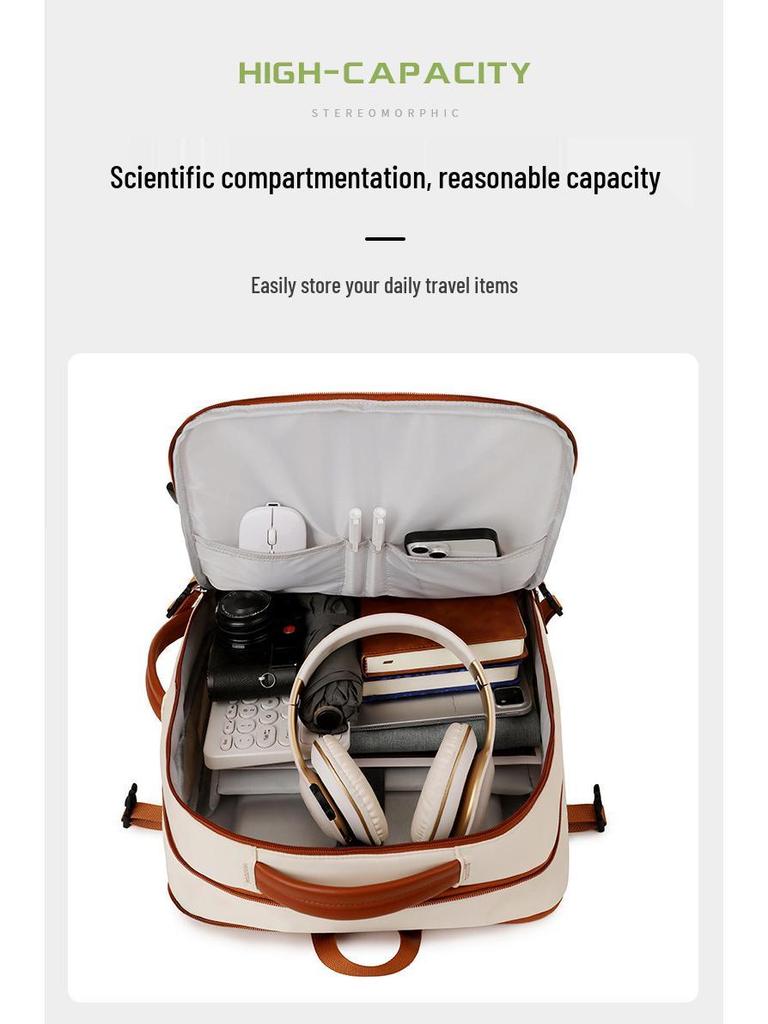 Рюкзак для ноутбука большой вместимости, многофункциональный, для трансграничных путешествий и повседневной носки, расширяемый
