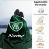 Custom Name Galactic Shield Emblem Blanket Lightweight Ideal Bedding Blanket Perfect for Travel, Camping, Living Rooms, Sofas, Christmas gift