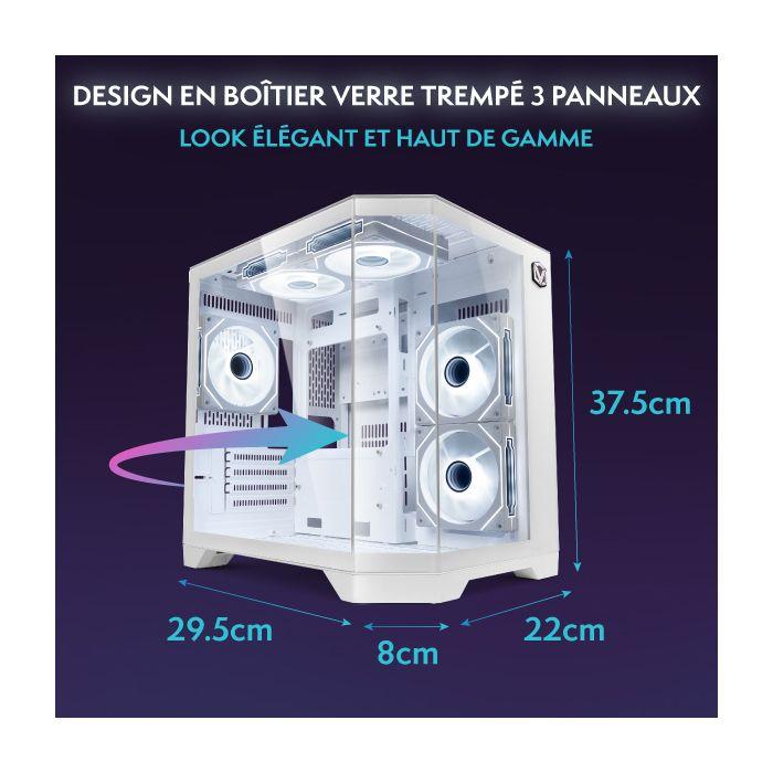 Vibox VI-215 PC Gamer • AMD Ryzen 3 3200G 4,0 GHz • Radeon Vega 8 • 8 Go RAM • 480Go SSD • Linux OS • WiFi