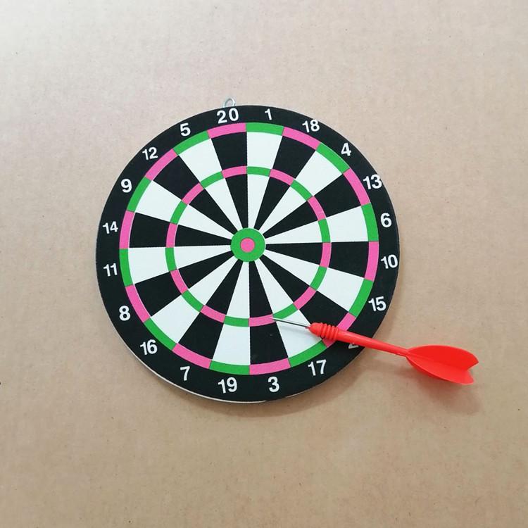 Dart Board Game Set Household Wall Hanging Dual Sides Available Thickened Indoor Outdoor Throwing Game Steel Tipped Darts