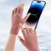 Double-sided Plus Velvet Half-finger Gloves Elastic Indoor Office Gloves  Autumn and Winter