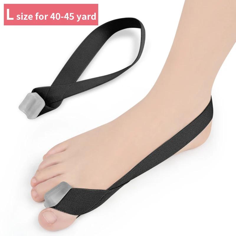 1 шт. Корректор Hallux Valgus Разделитель большого пальца ноги Пальца ноги Ремень натяжения Облегчение боли Разделитель пальцев ног Шина для пальцев ноги Выпрямитель Инструмент