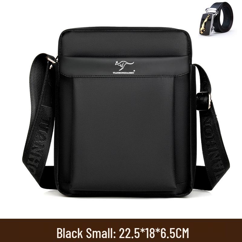 Мужская однолямочная сумка через плечо из холста, Новый 2025 Оксфордский рюкзак для поездок на работу, Компактная персональная портативная сумка