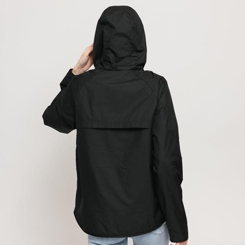 Nike Спортивная повседневная куртка с капюшоном Windrunner Женские куртки Черная BV3939-010