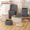 Foldable Bamboo Laundry Basket for Clothes Storage