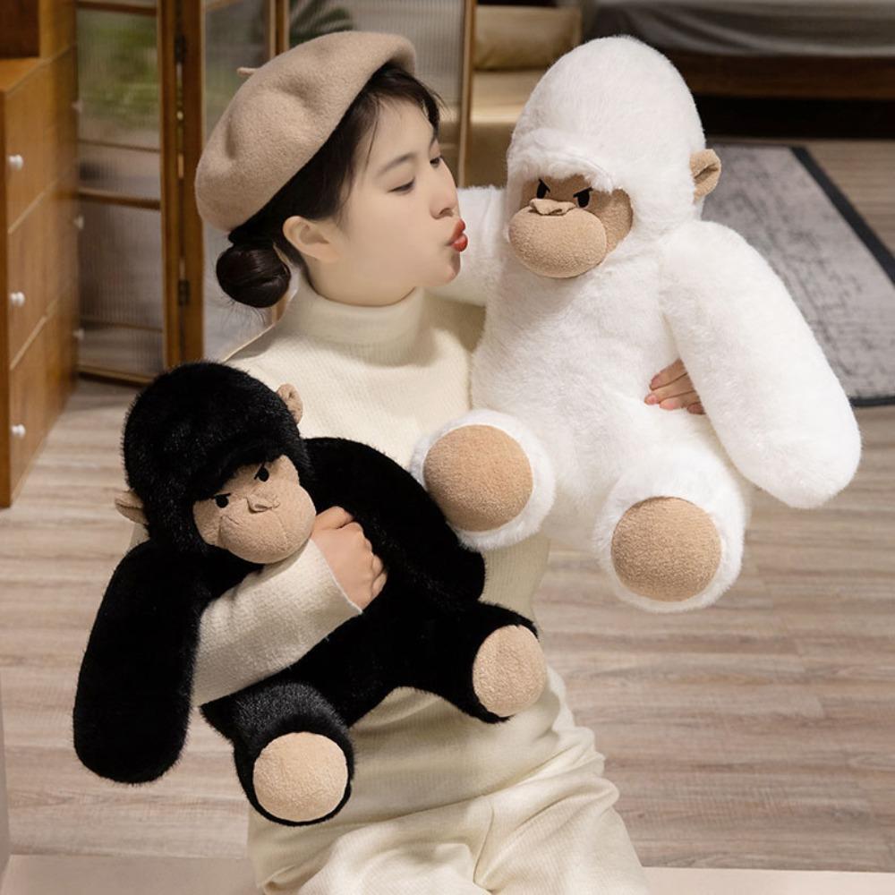 Ultra Soft Stuffed Gorilla Wild Zoo Chimpanzee Plush Doll Lovely Gift Plush Chimp Toy  Kids Toy
