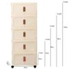 Large Capacity Wardrobe Storage Box Plastic Multi-Layer Storage Locker  Bedroom
