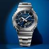 Casio Мужские часы G-SHOCK GM-2110D-2BJF [G-SHOCK цифровая аналоговая комбинированная модель] круглые серебристые