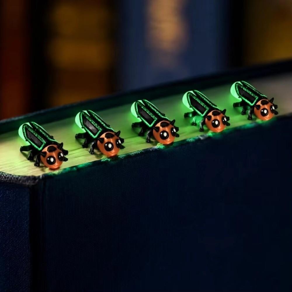 5Pcs Glow-in-the-Dark Luminous Firefly Figurine Creative Firefly Ornament  Gifts