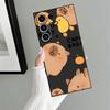 Cute Capybara Case for Samsung Galaxy S25 S26 S20 Ultra S10 S9 Note 20 8 9 10 S24 Plus S23 S21 FE Funda Phone Cover