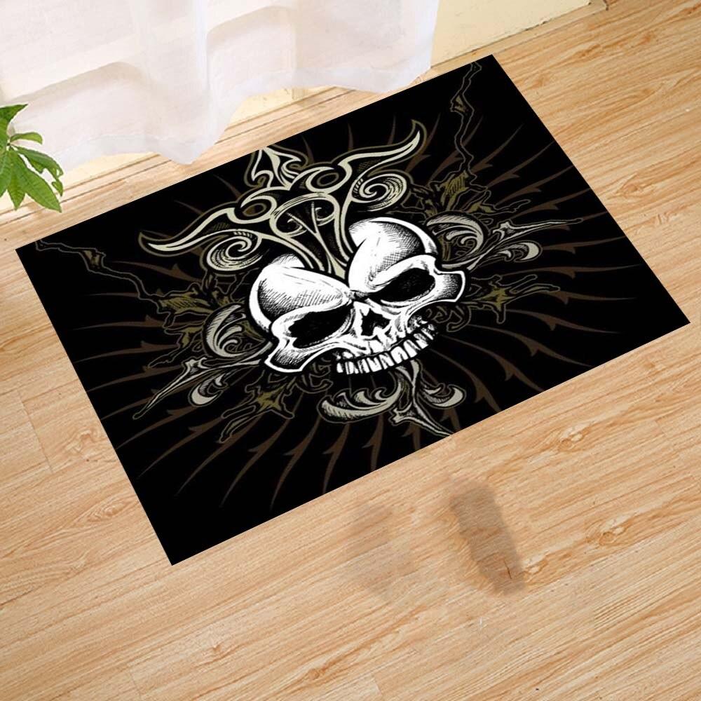 Череп Серия Ужасов Ковер Гостиная Домашний Декор Диван Стол Коврик Нескользящая Подушка Для Стулья Коврик Для Отдыха Симпатичный Ковер Tapetes Коврик