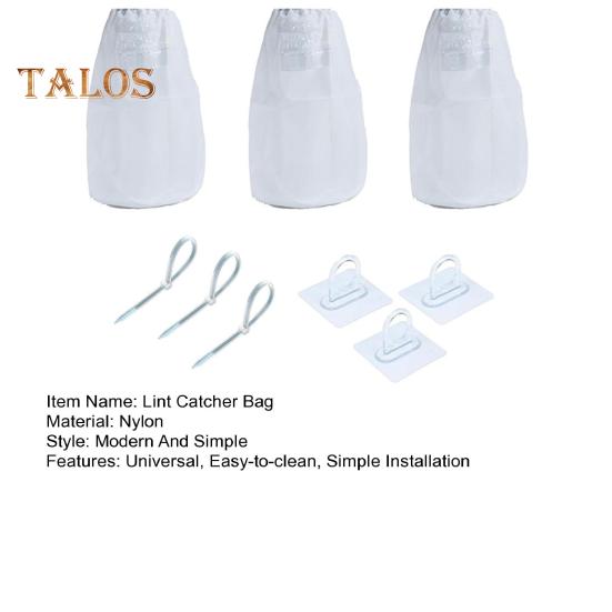 3 шт. мешок для сбора ворса в сушилке, мешок для сбора ворса в сушилке, пылесборник для улавливания ворса в помещении и на улице, ловушка и фильтр для вентиляционного отверстия сушилки без вентиляции, улавливающий ворс и пыль