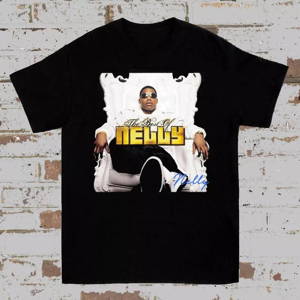 The Best Of Nelly Album T-Shirt Short sleeve all size S to 5XL MC476 Unisex T-Shirt