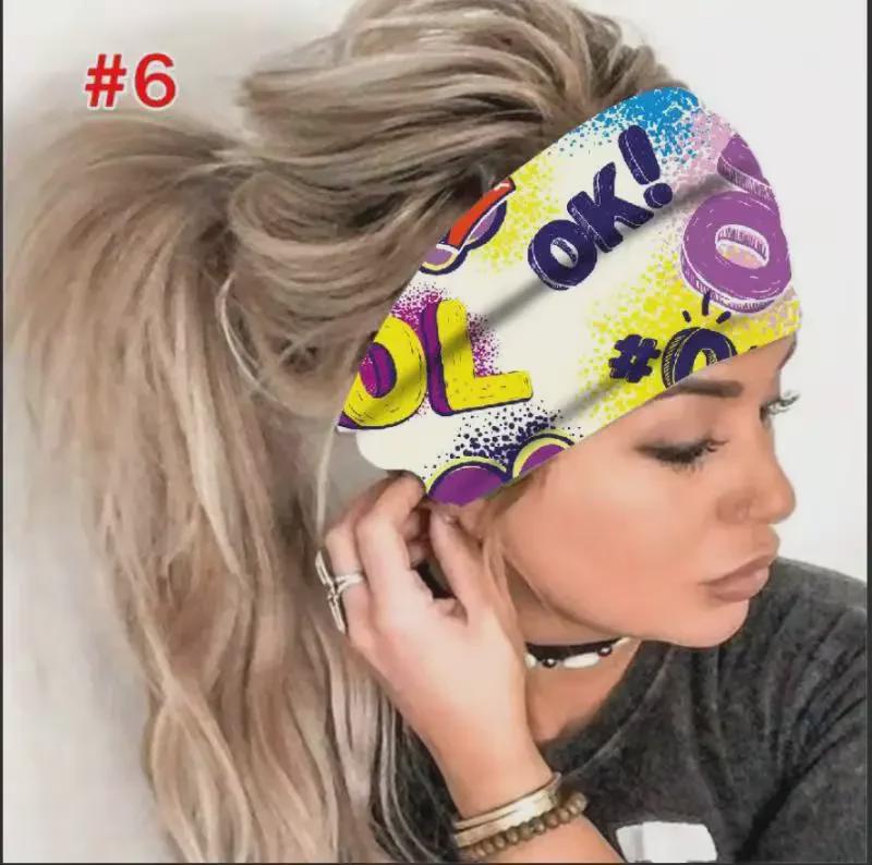 Текстурированный эластичный широкий платок: Модная вязаная повязка для волос для велоспорта для женщин