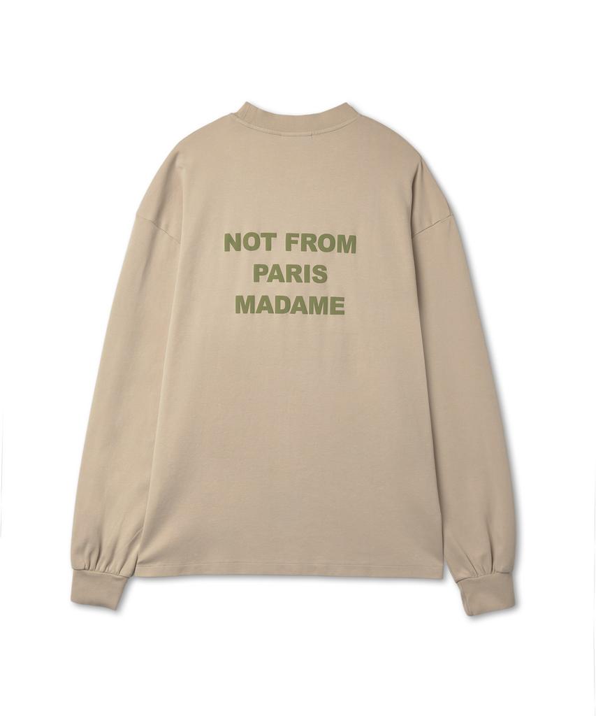 DROLE DE MONSIEUR Le T-Shirt Slogan Ml - Brown