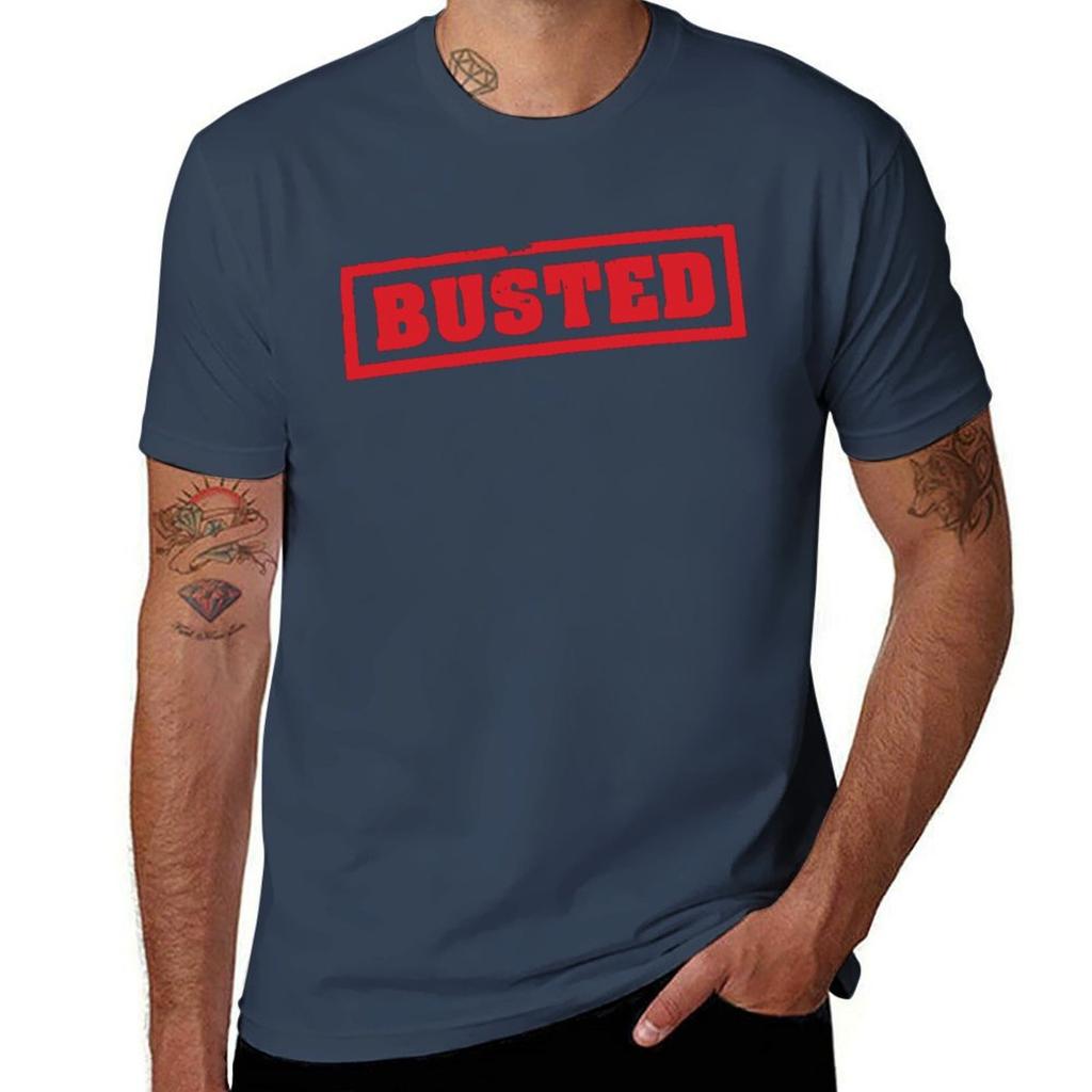 BUSTED TOUR T-Shirt funny t shirts man t shirt man plain man t shirts graphic T-Shirt