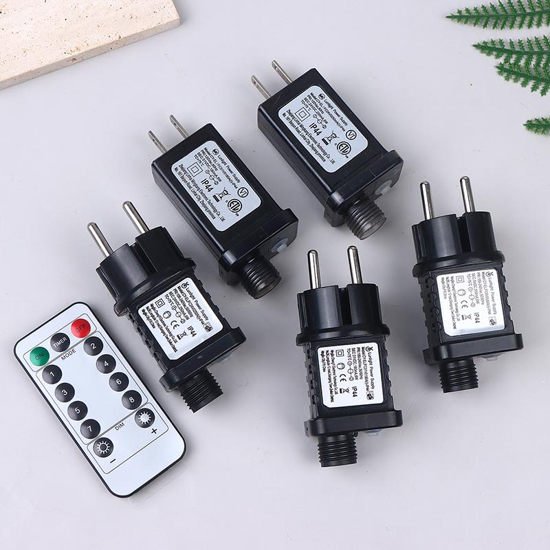 EU US UK Штекер AC 220V 110V на 31Vdc 6W 24V 5V Преобразователь Штекер Блок Питания IP44 8 Режимов Светодиодная Лампа Драйвер Переключатель Адаптер