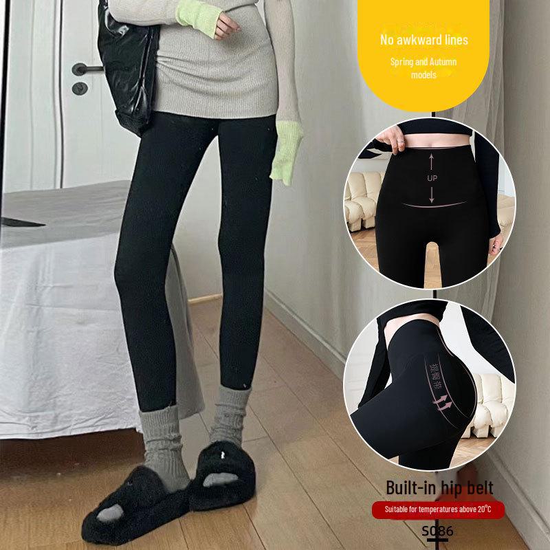 Женские плотные теплые коричневые штаны для йоги Shark с бархатом, идеально подходят для осени и зимы в качестве верхней одежды, облегающие леггинсы Barbie