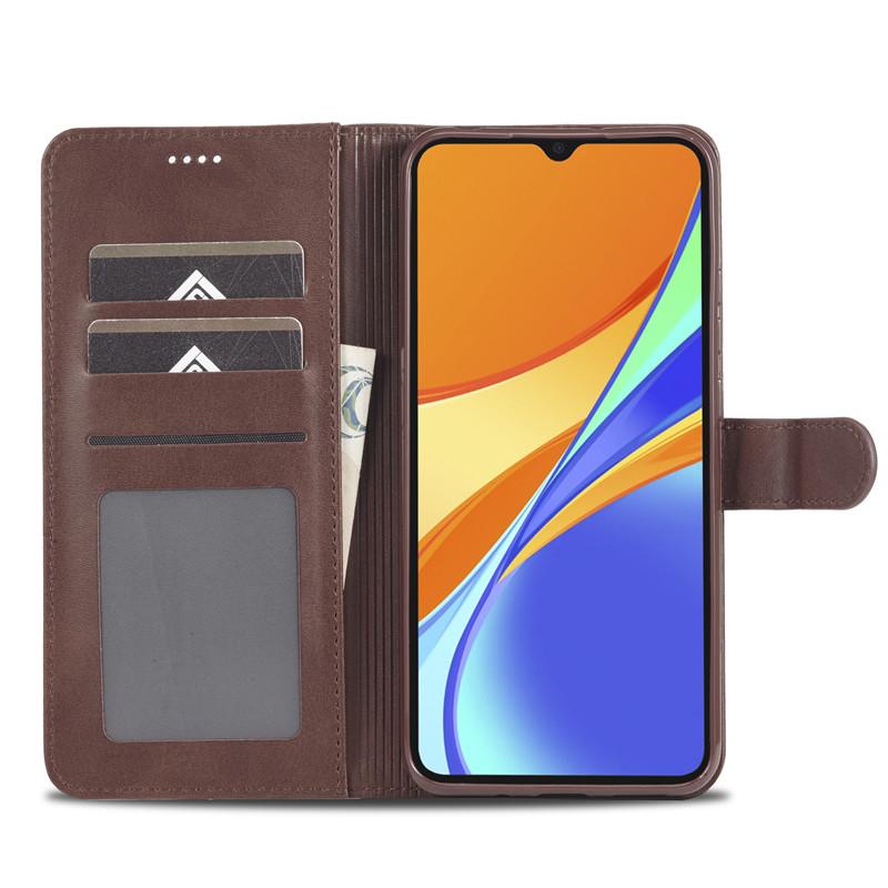 Чехол для Redmi 9C, кожаный винтажный чехол для телефона Hoesje Redmi 9C, откидной магнитный чехол-бумажник для Xiaomi Redmi 9C, чехол