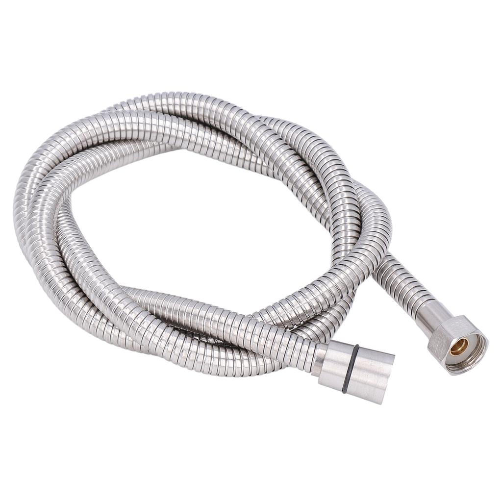 Взрывозащищенный душевой шланг из нержавеющей стали G1/2, шланг для душевой насадки для ванной комнаты, серебристый, 1,5 м/4,9 фута