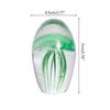 Craft Jellyfish Figurines Crystal Glass Craft Paperweight Table Ornaments  Table Top Decor