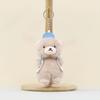 Cute Cartoon Bear Plush Doll Keychain Backpack Decoration Filling Daily Gifts