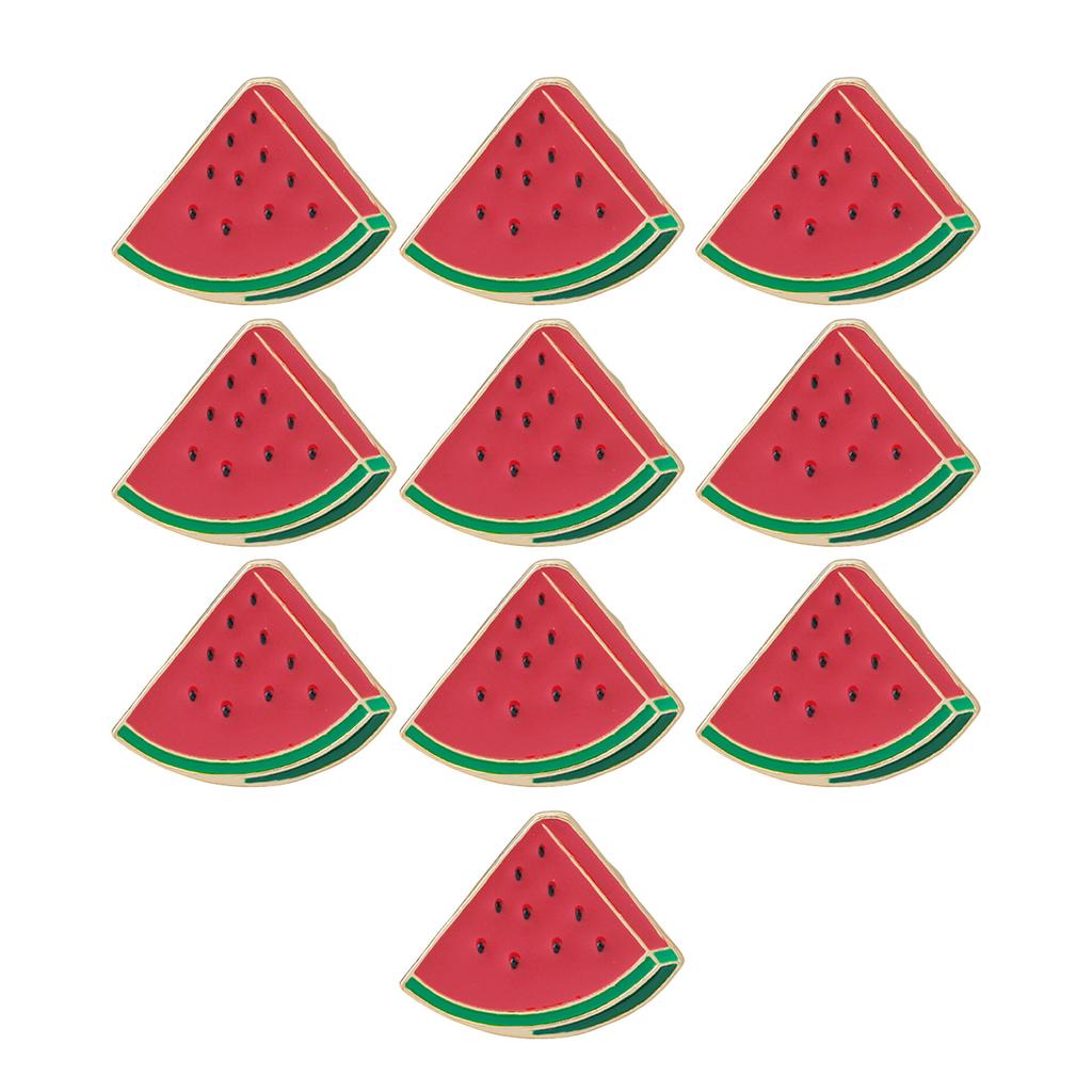 Модная брошь-шарм Арбуз Эмалевый значок Модная фруктовая брошь Значки Арбуз Подарок для подростков и детей
