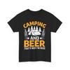 Beer Drinking T-Shirt | Funny Beer Shirt | Camping and Beer T-Shirt