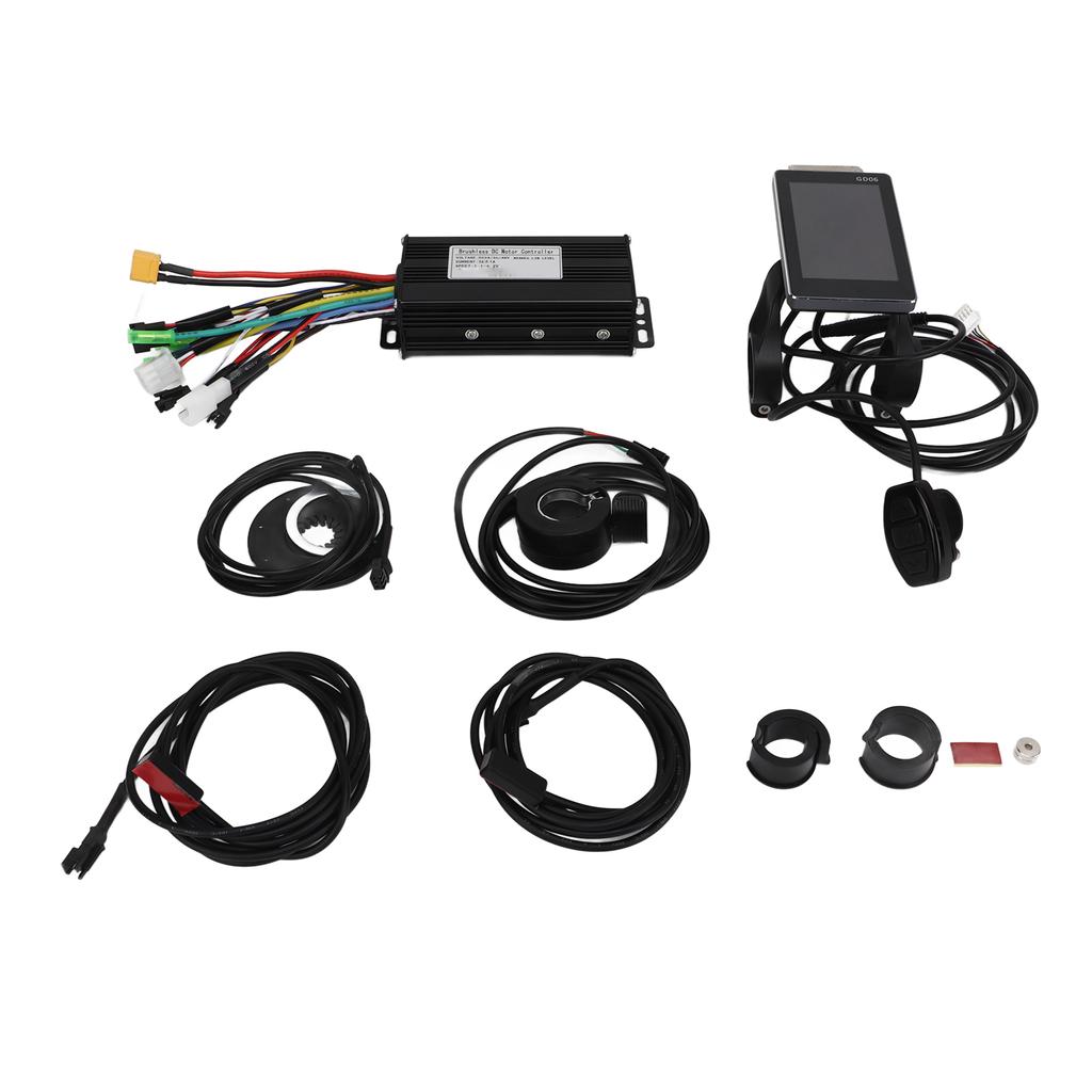 Electric Bike Bicycle Scooter 24V 36V 48V 26A 3 Mode Controller GD06 Display Set with Power Assist Sensor 130x Thumb
