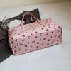 Cute and Sweet Cherry Print Tote Bag Niche Fashion Large Capacity Versatile Shoulder Bag For Women Travel Handbag Purse CLE