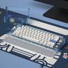 Sikai Подставка для запястья Подставка для рук для клавиатуры Подставка для ладоней Акриловая Подходит для 87 клавиш Без логотипа Простой дизайн Эргономичная Снятие усталости Подставка для запястья для механической