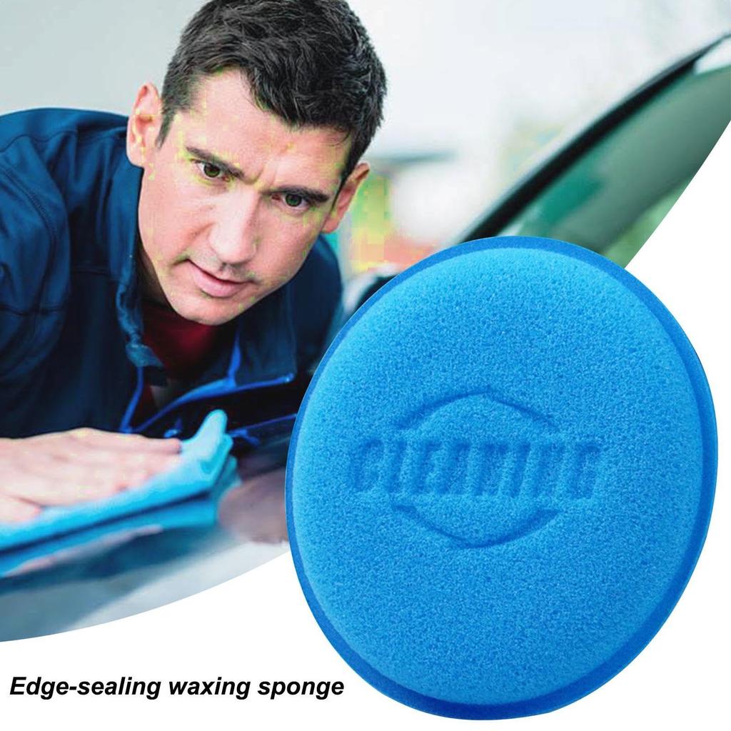 Михаууке Подушечка-аппликатор из пены для детейлинга автомобиля, Детализирующая подушечка-аппликатор | Круглая мягкая пенная подушечка-аппликатор - Полировальная подушечка для ремонта кузова автомобиля, Автомобильный воск