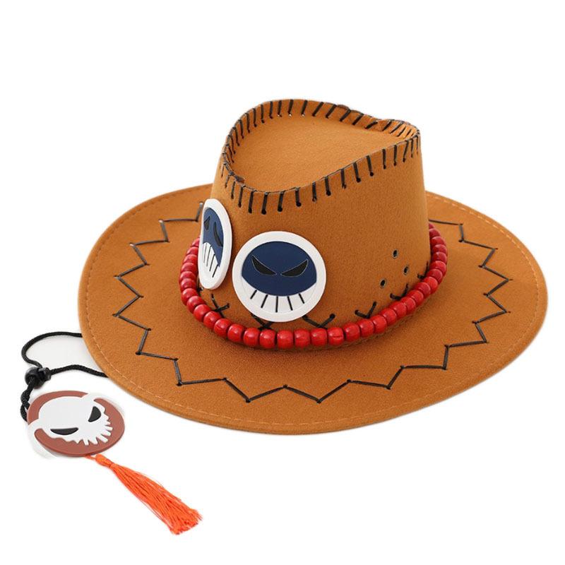 Western Cowboy Hat Cartoon Eyes Stage Performance Props Casual Sun Hat Beach Hat Men's and Women's Sun Protection Hat