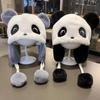 Cute Cartoon Panda Plush Hat Windproof Ear Protection Hat Trend Beanies Cap  for Children