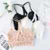Women's Sling Wrap Beauty Back Bra Sexy Lace No Steel Rings Push Up Bra Fashion Seamless Backless Vest Ladies Underwear