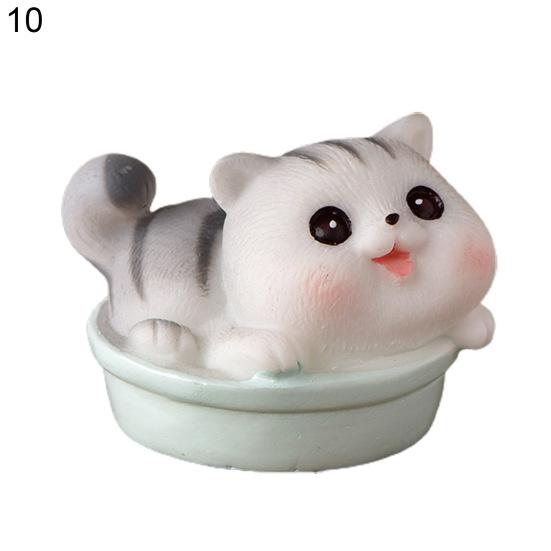 Lovley Eco-friendly Practical Decorative Widely Usage Cat Small Figurine Pet Miniatures
