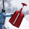 Portable Snow Shovel Household Yard Snow Shovel Aluminum Telescopic Shovel Winter Snow Remover Expansion Size 65x22.5cm
