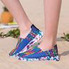 Summer Women Flats Female Loafers Women Casual Flat Woven Shoe Breathable Sneakers Slip On Colorful Mujer Plus Size 41