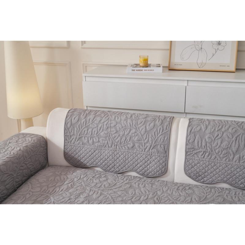 New Pure Cotton Sofa Cushion for All Seasons Nordic Simple Non-slip Light Luxury Cotton Sofa Cover Cover Cloth