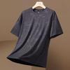 Men's Summer Quick-Dry Loose Fit Ice Silk T-shirt for Running and Fitness