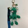 Ручная вязка из шерсти Подвеска Лягушка Мультяшные Брелоки Крючком Ключи Сумка Подвеска Ручная Вязка Кукла Милый Мультяшный Автомобиль Сумка Декор