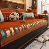 High-grade Chenille Sofa Cushion Four Seasons Universal Non-slip Straight Type Sofa Cover Straight Row Sofa Towel