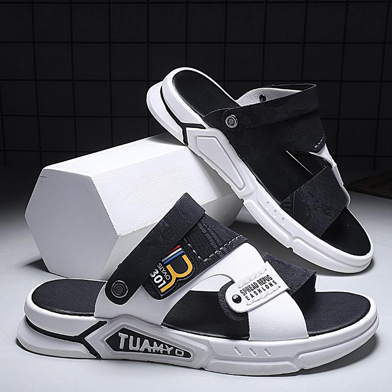 Модные мужские сандалии 2025 Дизайнерская обувь Уличные пляжные шлепанцы для мужчин Повседневная обувь Высокое качество Нескользящие лоферы Мужские шлепанцы