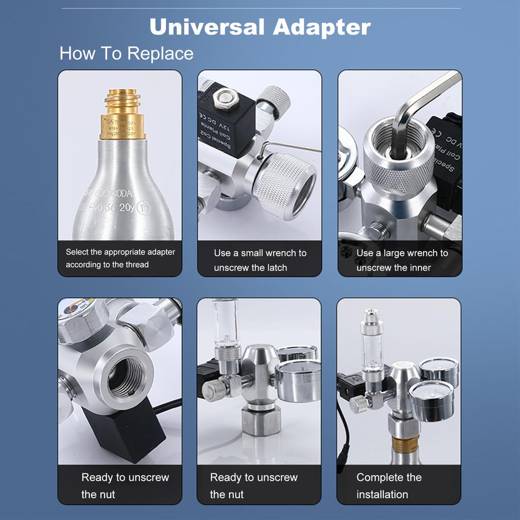 CO2 Pressure Relief Dispenser Water Regulator for Aquarium Regulator